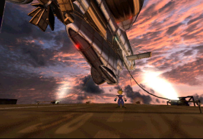 Final Fantasy 7 VII Highwind Airship Detail