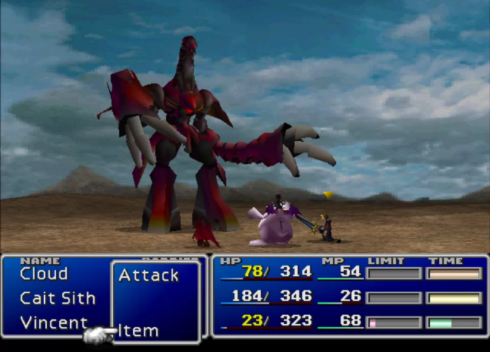 Final Fantasy 7 VII Ruby Weapon Screenshot