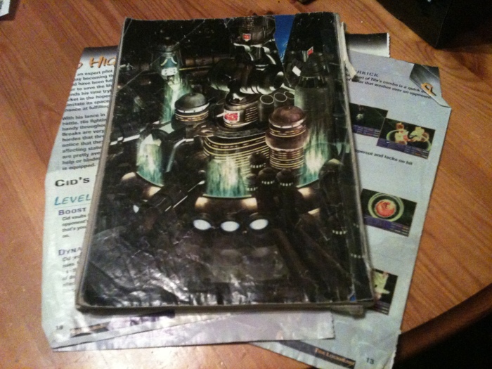 Final Fantasy 7 VII Torn Strategy Guide Back Cover