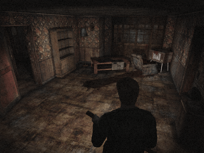 Silent Hill 2 Apartment TV Room
