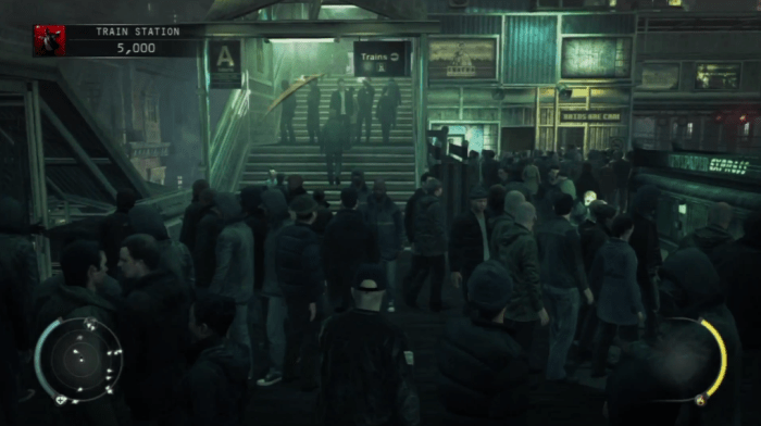 Hitman Absolution Crowd Screenshot