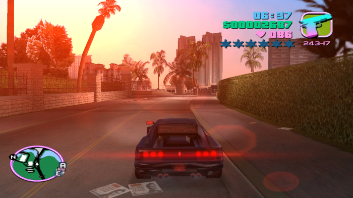 GTA Vice City Infernus Screenshot