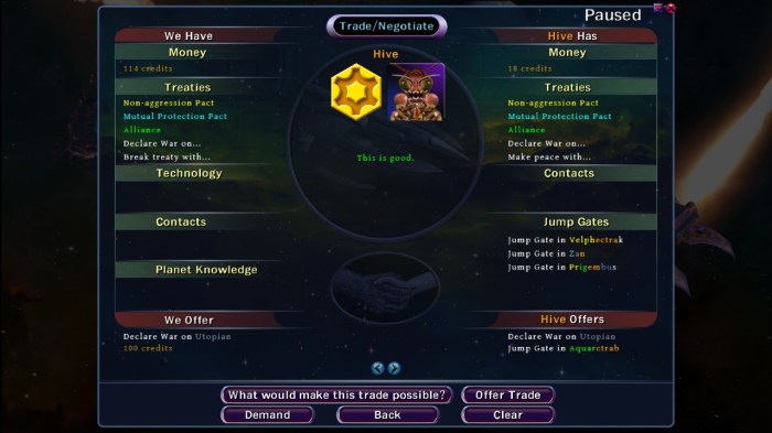 Drox Operative Negotiation Trade Screen