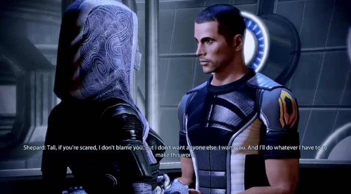 Mass Effect 3 Tali Romance
