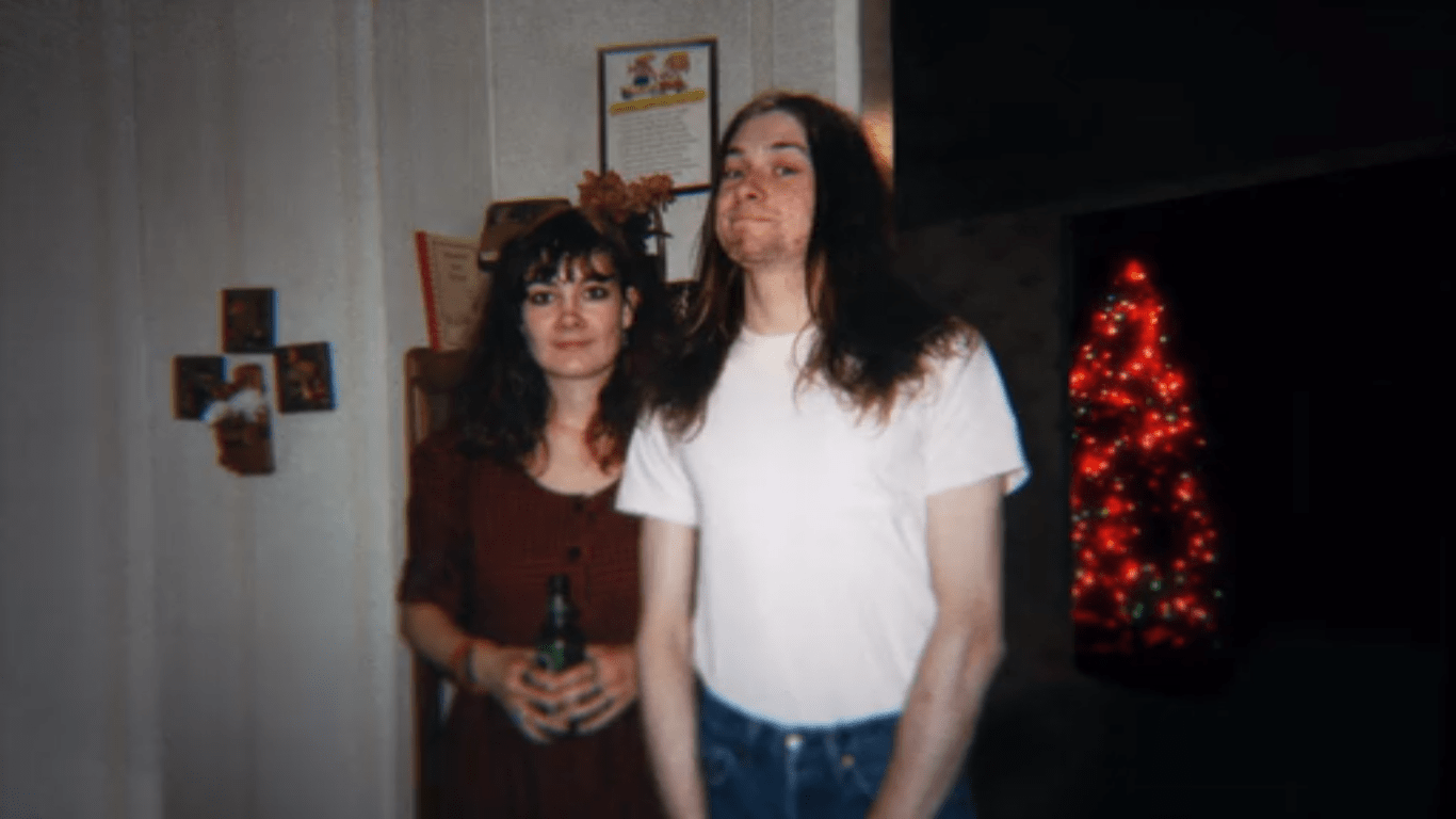 An adolescent Kurt Cobain