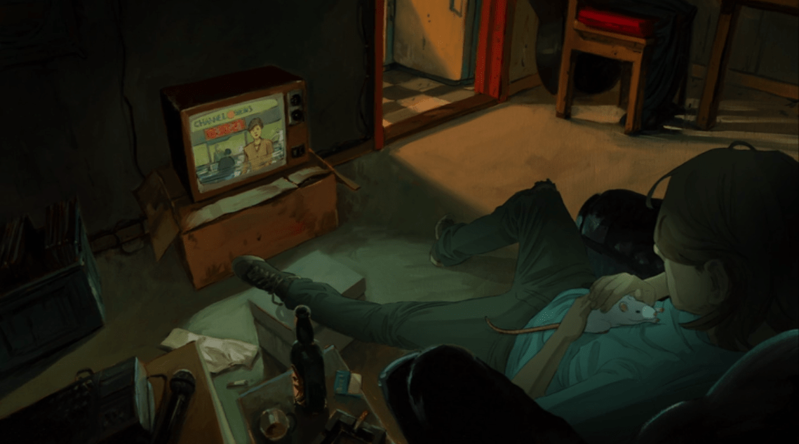 Animated segment from Cobain: Montage of Heck